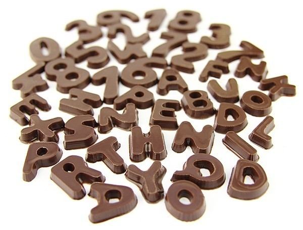 Chocolate letter Chocolate letters amp numbers Chocolate Trading Co