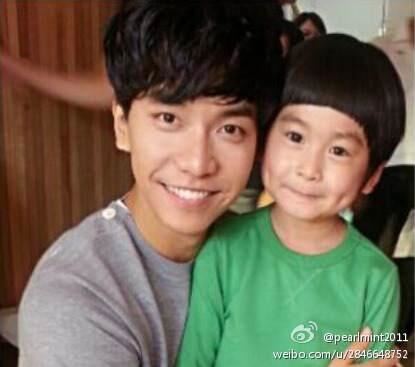 Choi Ro-woon Cute pic of child actor Choi Ro Woon and Lee Seung Gi Lee Seung Gi