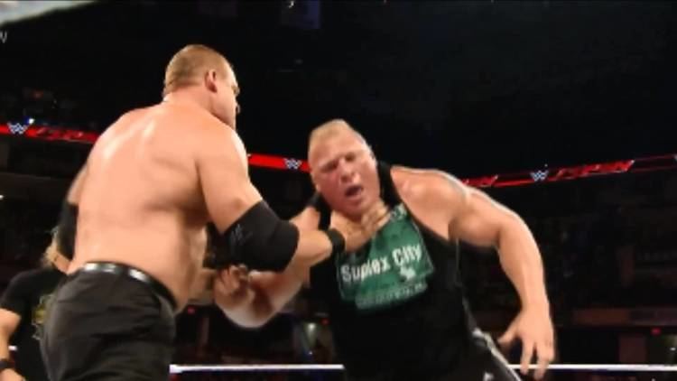Chokeslam Kane Chokeslam Brock Lesnar 2015 YouTube