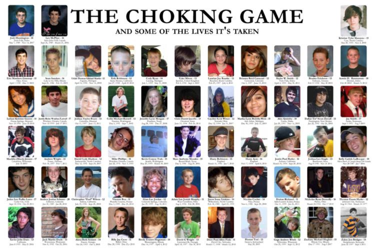 Choking game Deadly choking games and teens how school districts police are
