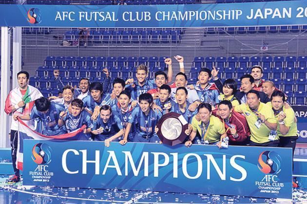 Chonburi Bluewave Futsal Club Chonburi are Asian futsal champions