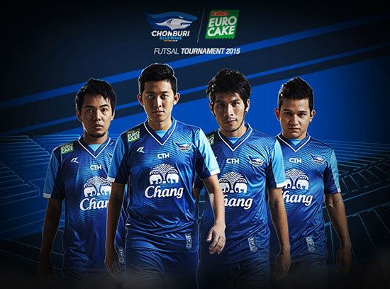 Chonburi Bluewave Futsal Club Asia Champion Futsal Chonburi Bluewave Thailand Football Jersey Slim