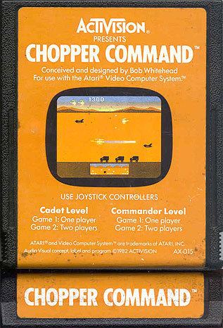 Chopper Command Atari 2600 VCS Chopper Command scans dump download screenshots