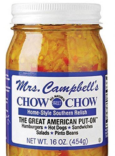 Chow-chow (food) Amazoncom Mrs Campbell39s All Natural Sweet Southern Chow Chow
