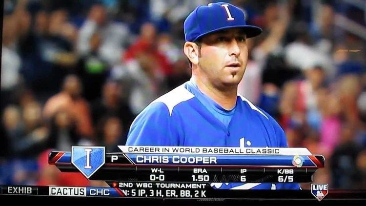 Chris Cooper (baseball) World Baseball Classic 2013 Chris Cooper LHP Italy vs Puerto Rico