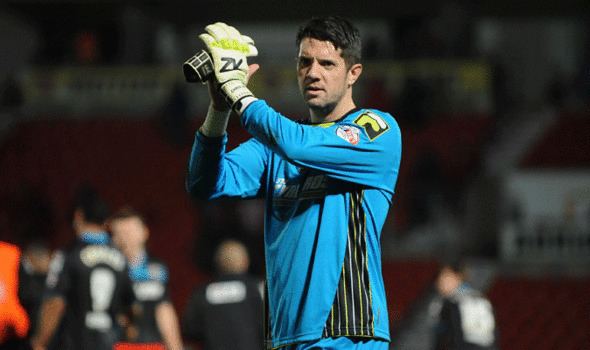 Chris Day FA Cup After Becks Stevenage keeper Day is hoping he can