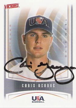 Chris George (left-handed pitcher) wwwdksbaseballcardscomChrisGeorge1jpg