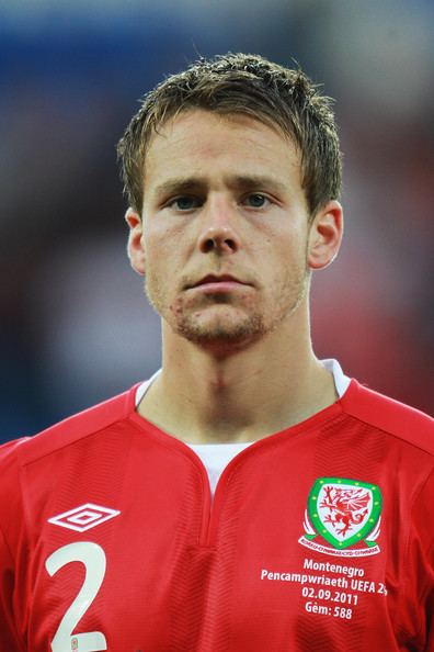 Chris Gunter Chris Gunter Pictures Wales v Montenegro EURO 2012