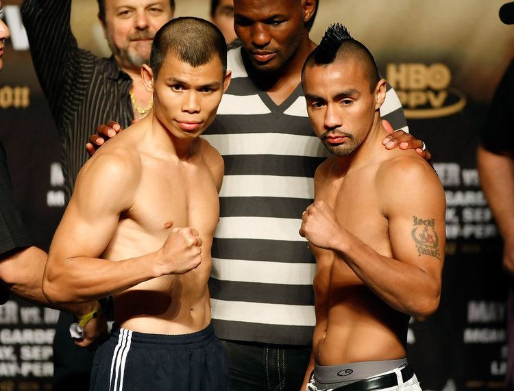 Chris John (boxer) Rocky Juarez and Chris John Photos Mayweather Jr v