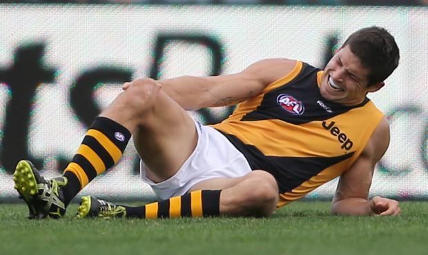 Chris Knights Injured Tiger Chris Knights feared his career was over