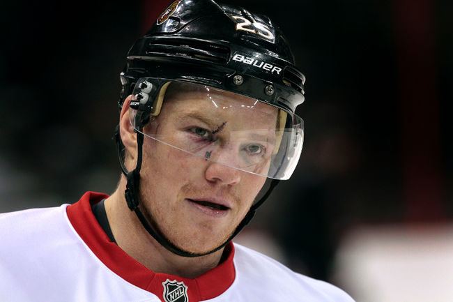 Chris Neil Eight more stitches for Ottawa Sens tough guy Chris Neil