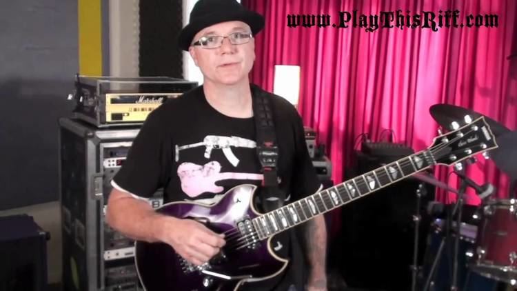 Chris Poland CHRIS POLAND exMEGADETH Guitar Lesson for PlayThisRiff