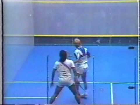 Chris Robertson (squash player) Jahangir khan vs Chris Robertson YouTube