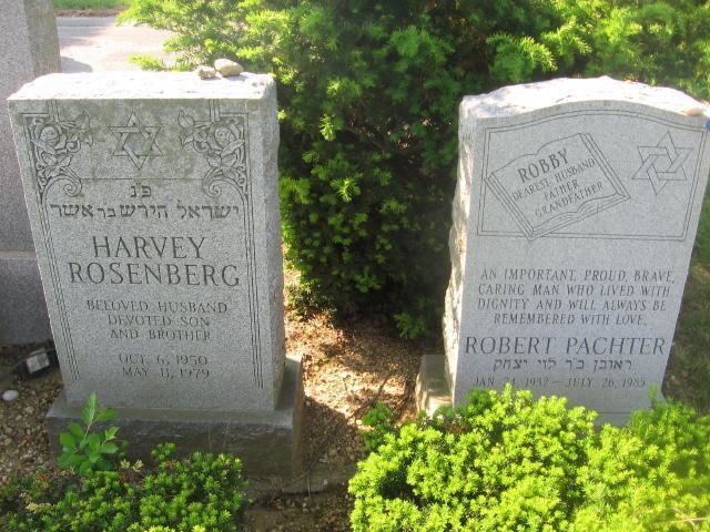 Grave of Harvey "Chris" Rosenberg and Robert Pachter