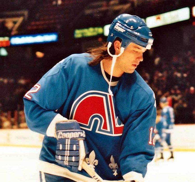 Chris Simon 199395 Chris Simon Quebec Nordiques Game Worn Jersey