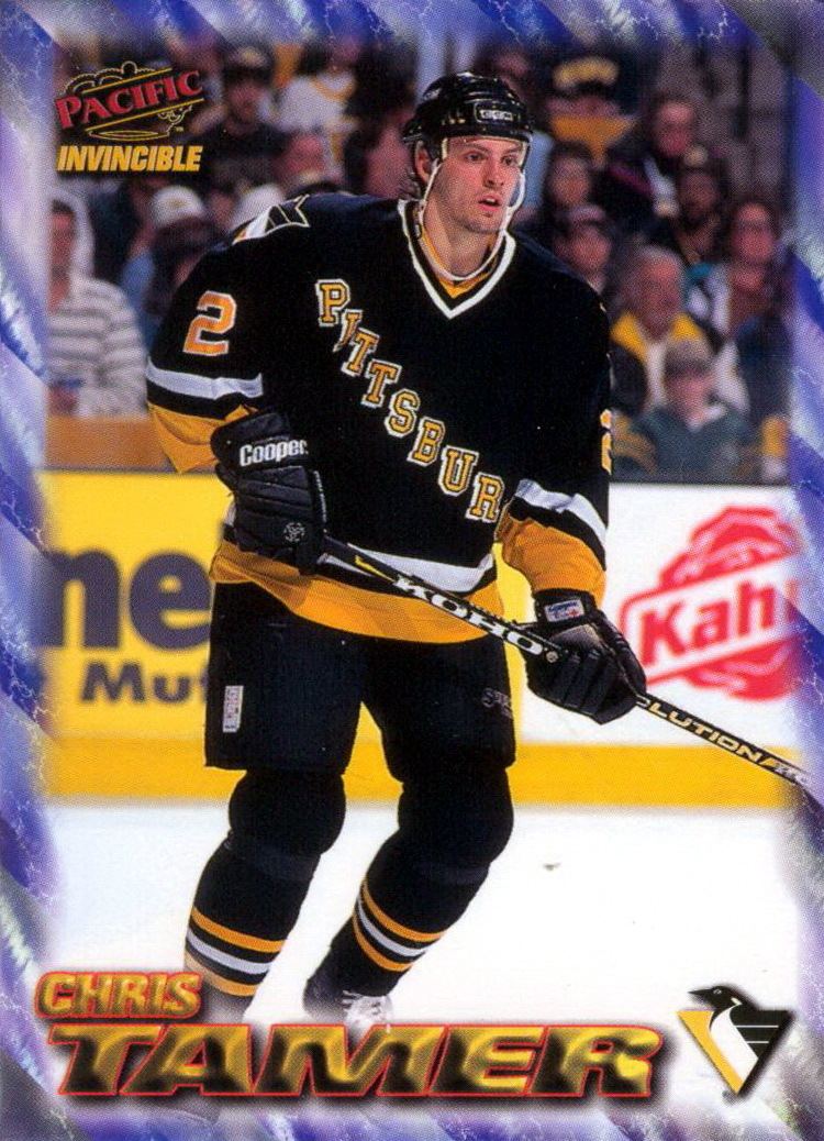 Chris Tamer 1995 Chris Tamer Pittsburgh Penguins Game Worn Jersey