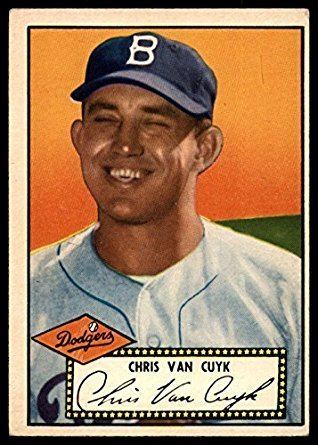 Chris Van Cuyk Amazoncom Baseball MLB 1952 Topps 53 Chris Van Cuyk VG Very Good