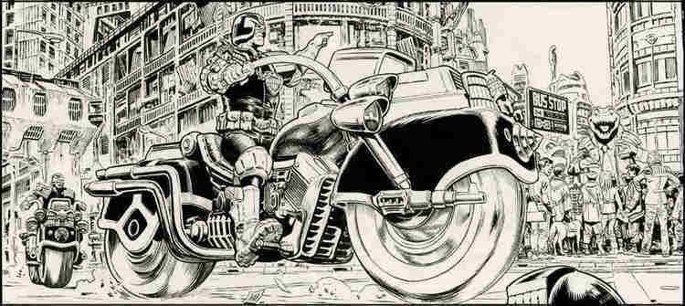 Chris Weston Comics cracking Dredd by Chris Weston Forbidden Planet Blog