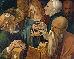 Christ among the Doctors (Dürer) httpsuploadwikimediaorgwikipediacommonsthu