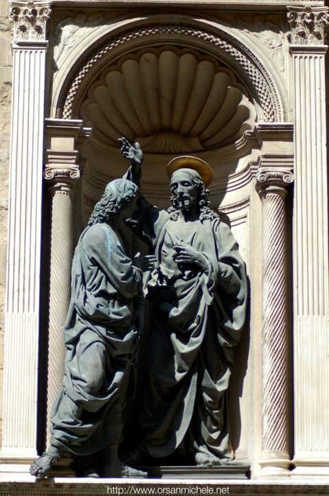 Christ and St. Thomas (Verrocchio) Christ and St Thomas Orsanmichele