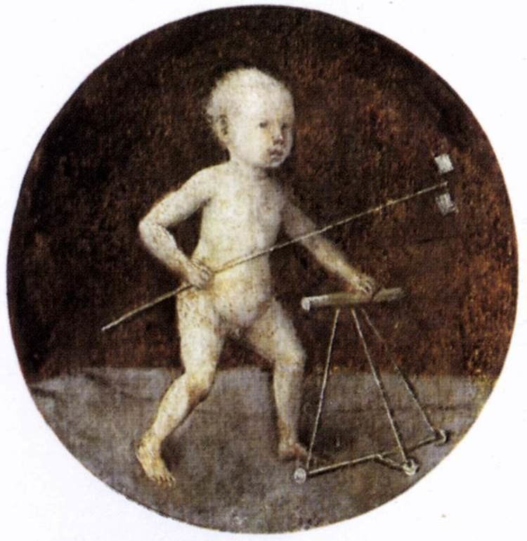 Christ Child with a Walking Frame wwwwgahuartbbosch1early13reversejpg