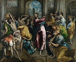 Christ Driving the Money Changers from the Temple (El Greco, London) httpsuploadwikimediaorgwikipediacommonsthu