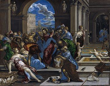 Christ Driving the Money Changers from the Temple (El Greco, Washington) httpsuploadwikimediaorgwikipediacommonsthu