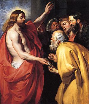 Christ Giving the Keys to St. Peter (Rubens) httpsuploadwikimediaorgwikipediacommonsthu