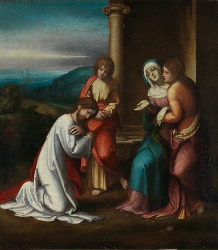 Christ taking leave of his Mother Correggio Christ taking Leave of his Mother NG4255 National