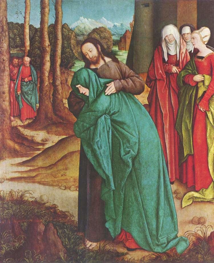 Christ taking leave of his Mother Christ Taking Leave of His Mother c1520 Bernhard Strigel