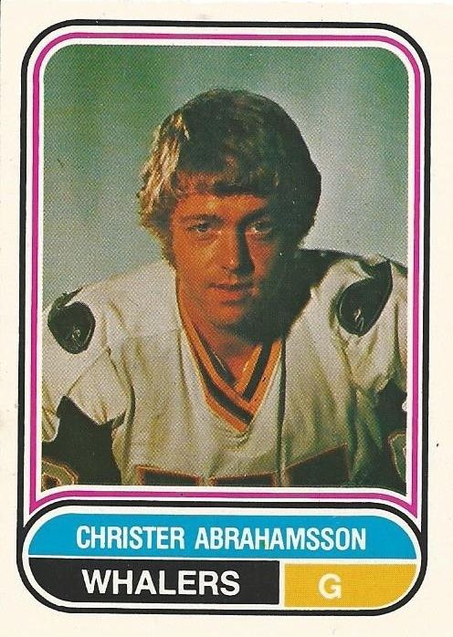 Christer Abrahamsson Whalers Hockey Cards Whalers A to Z Christer Abrahamsson