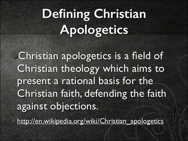 Christian apologetics httpsimageslidesharecdncomapologetics113111