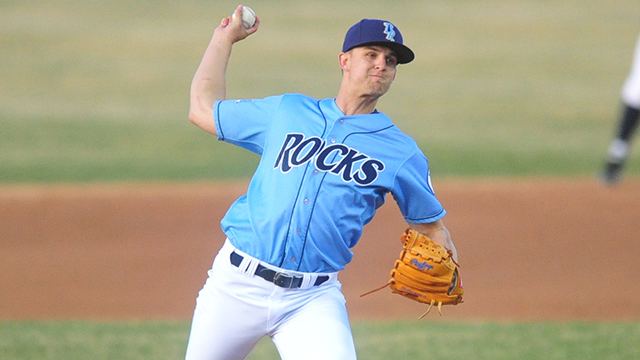 Christian Binford Kansas City Royals prospect Christian Binford pitches