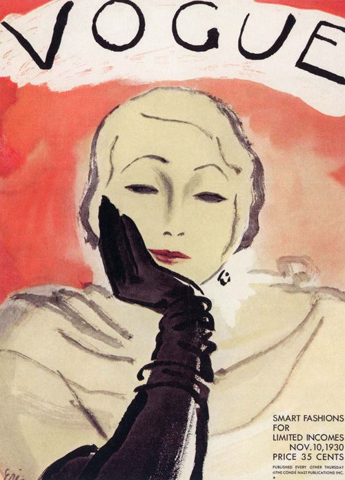 Christian Bérard Christian Brard couverture de Vogue 1930 Fashion amp Costume