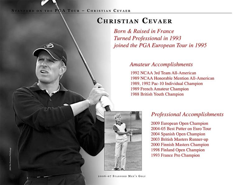 Christian Cévaër Stanford Men39s Golf Team Christian Cevaer