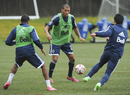 Christian Dean Whitecaps rookie centre back Christian Dean learning patience
