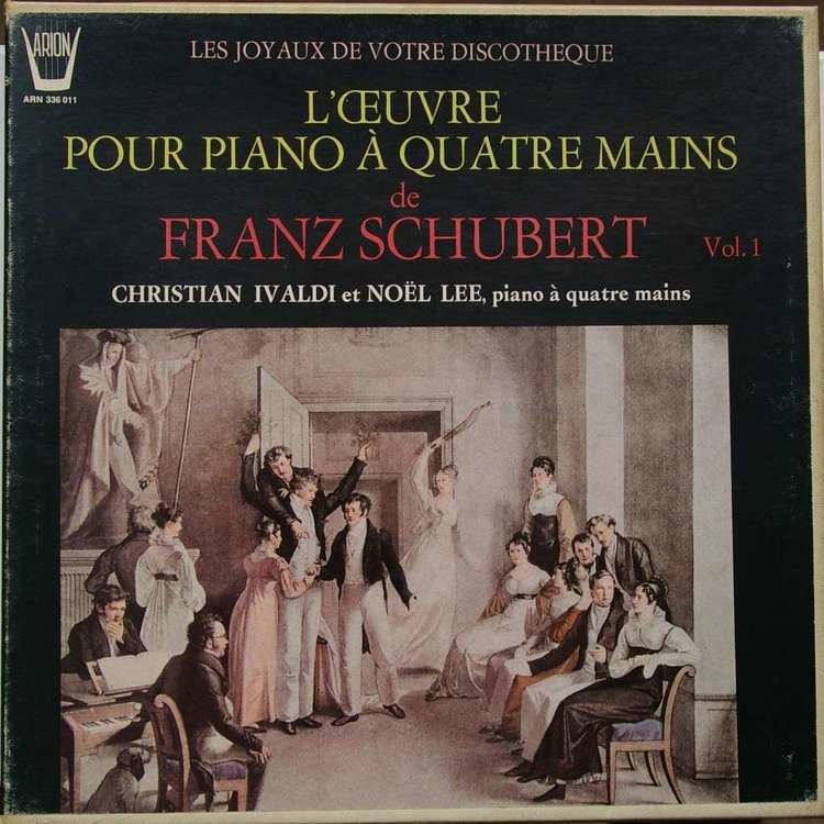 Christian Ivaldi Loeuvre piano 4 mains vol 1 by Schubert Christian Ivaldi Nol