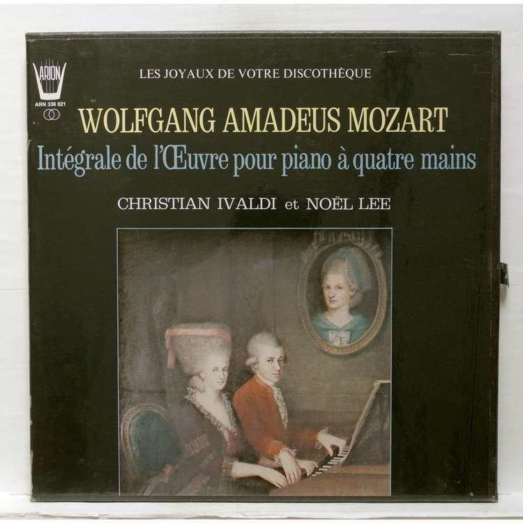 Christian Ivaldi Mozart works for piano 4 hands by Christian Ivaldi Nol Lee LP