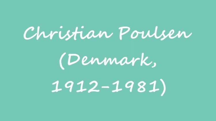 Christian Poulsen (chess player) OBM Chess Player Christian Poulsen Denmark 19121981 YouTube