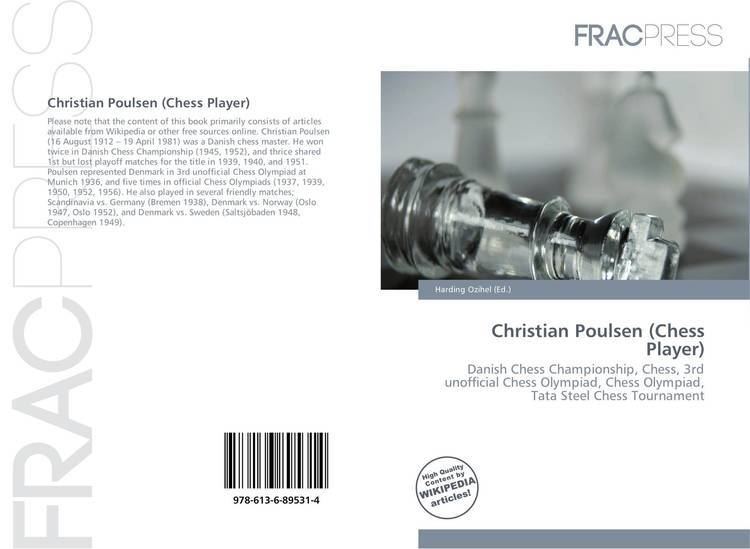 Christian Poulsen (chess player) Christian Poulsen Chess Player 9786136895314 6136895315