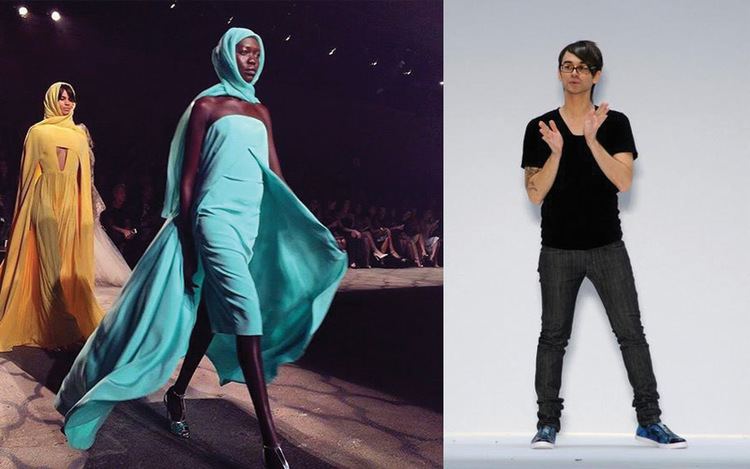 Christian Siriano Celebrities fashion Designer Christian Siriano mastered the Moroccan