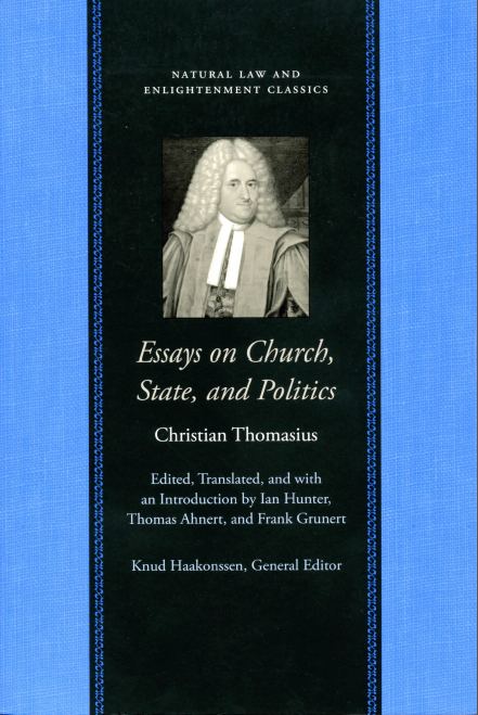 Christian Thomasius Ian HunterThomas Ahnert and Frank Grunert ed and trans