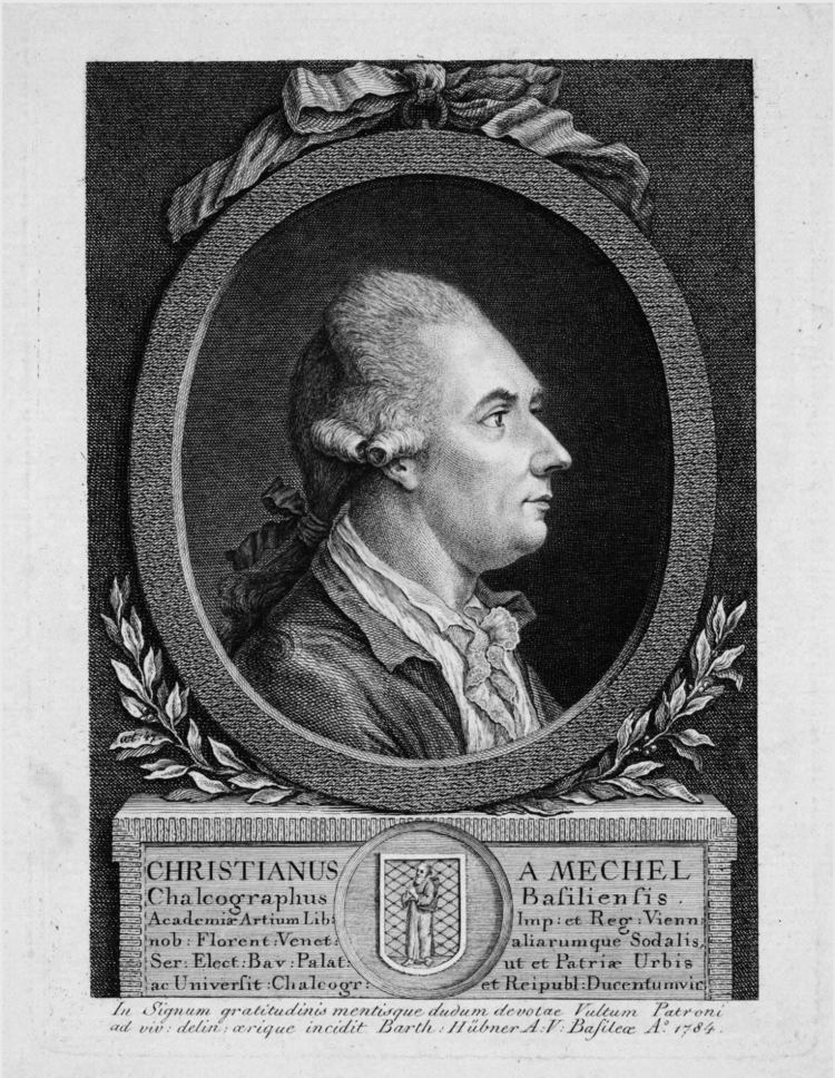 Christian von Mechel FileChristian von Mechel by Bartholomus Hbner 1717 c 1806