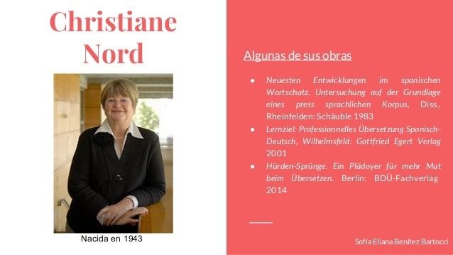Christiane Nord Teora del skopos