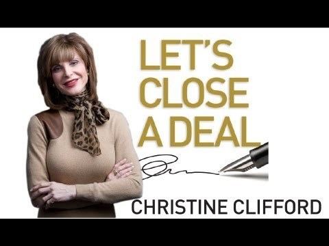 Christine Clifford Lets Close a Deal Christine Clifford YouTube