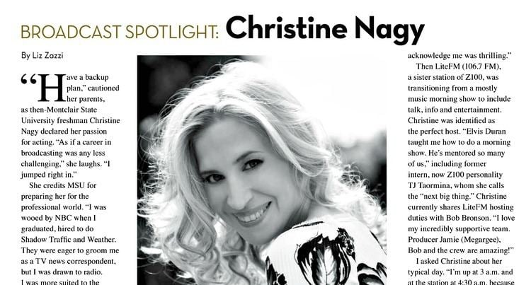 Christine Nagy Broadcast Spotlight Christine Nagy Christine Nagy
