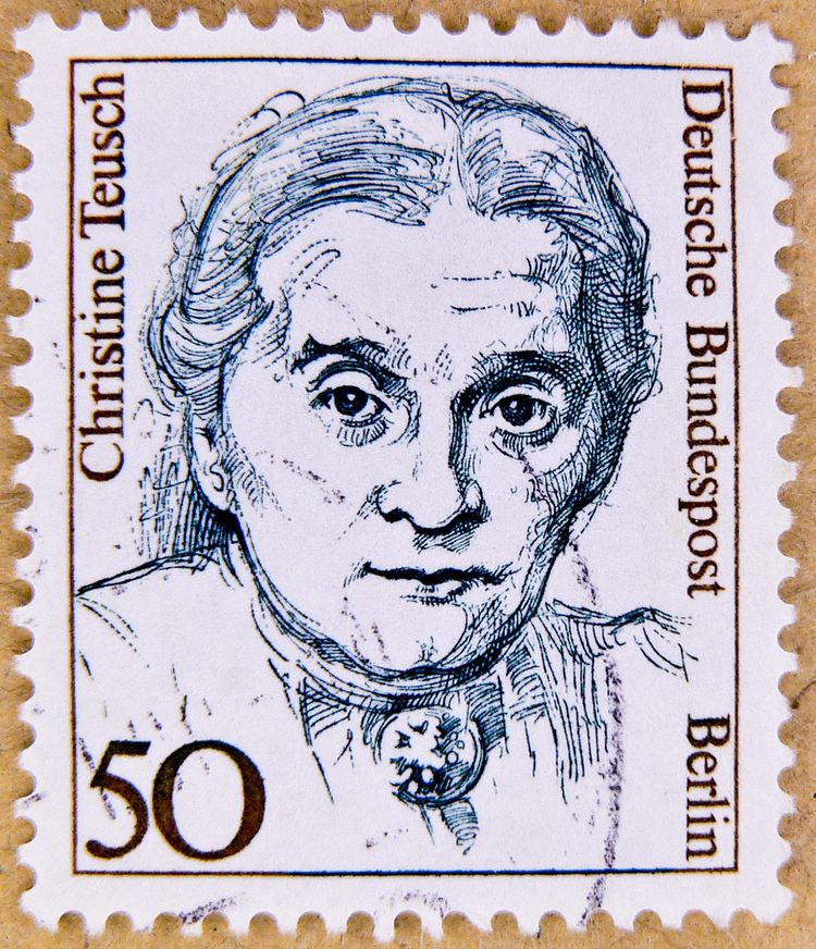 Christine Teusch great stamp Germany Berlin 50 pf pfennig Christine Teusch Flickr