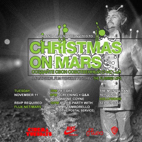 Christmas on Mars Cinema Tuesdays Christmas on Mars Hollywood Flux A global