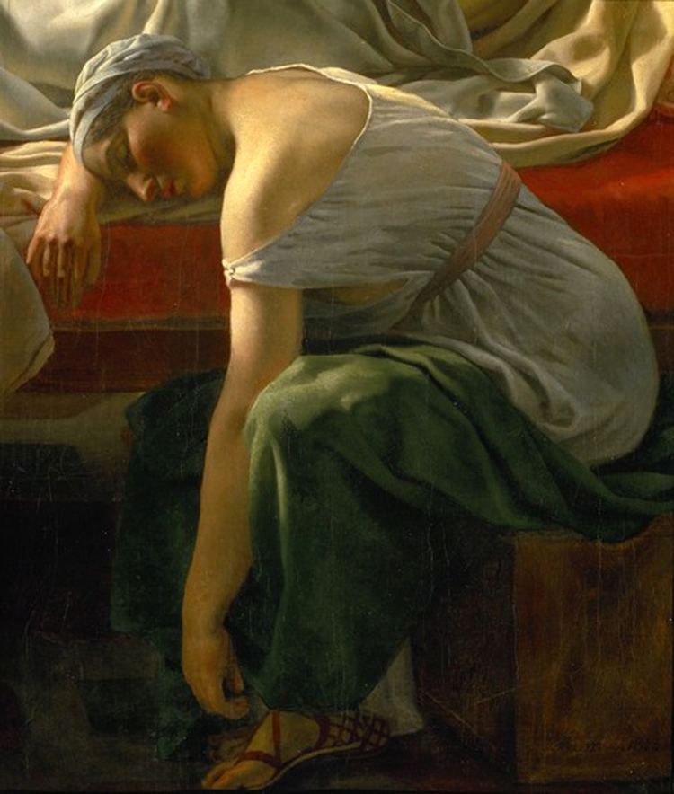 Christoffer Wilhelm Eckersberg A sleeping woman Eckersberg Christoffer Wilhelm