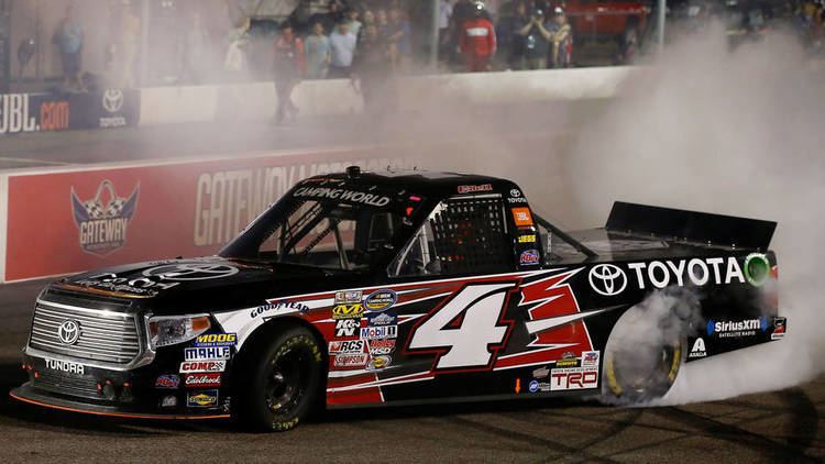 Christopher Bell (racing driver) Christopher Bell Toyota win NASCAR Truck race at Gateway